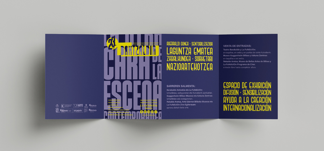 Propuesta de diseño ficticio para el festival vasco Dantzaldia, creada por GGDesigns.